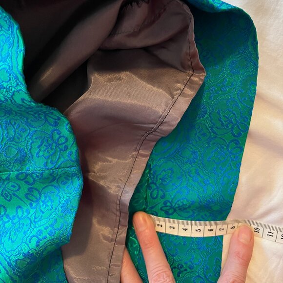 Vintage silk dress with matching jacket - Picture 9 of 9